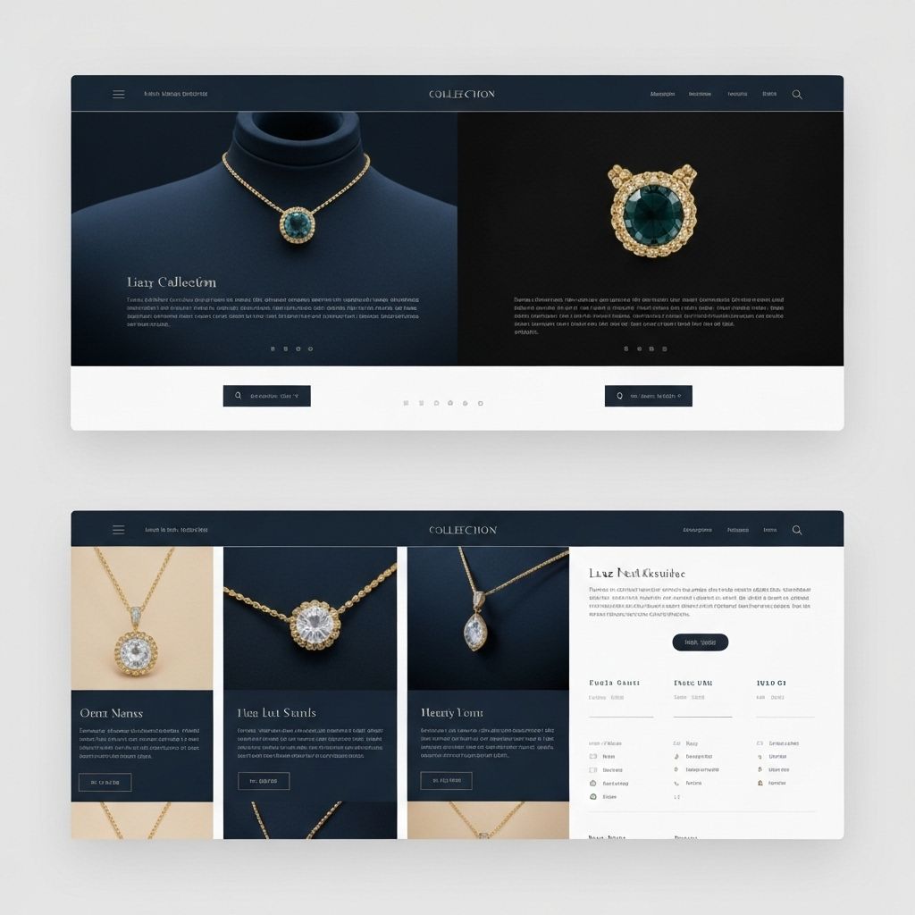 Luxury Jewelry Showcase