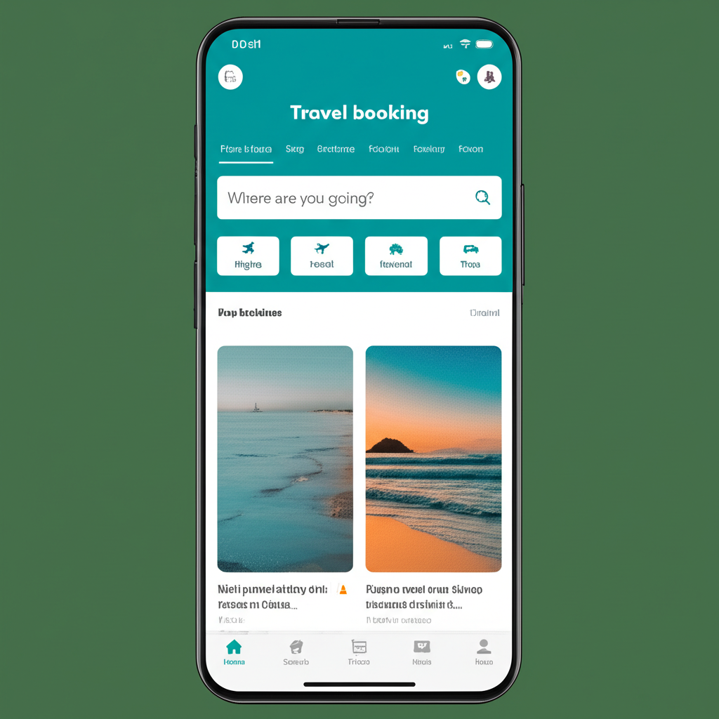 Travel Booking Mobile App